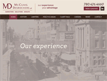 Tablet Screenshot of mccuaig.com